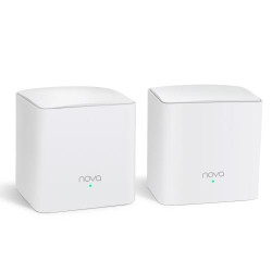Router tenda nova mw5c wifi dual-band 867mbps bianco 2pz [novamw5g-2pack]