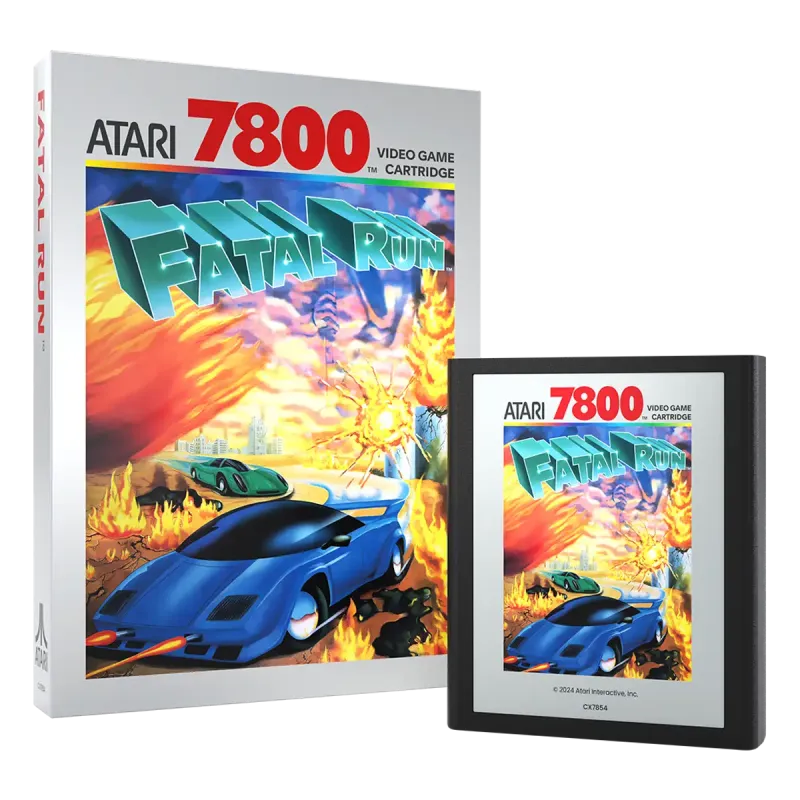 Videogioco atari fatal run 7800