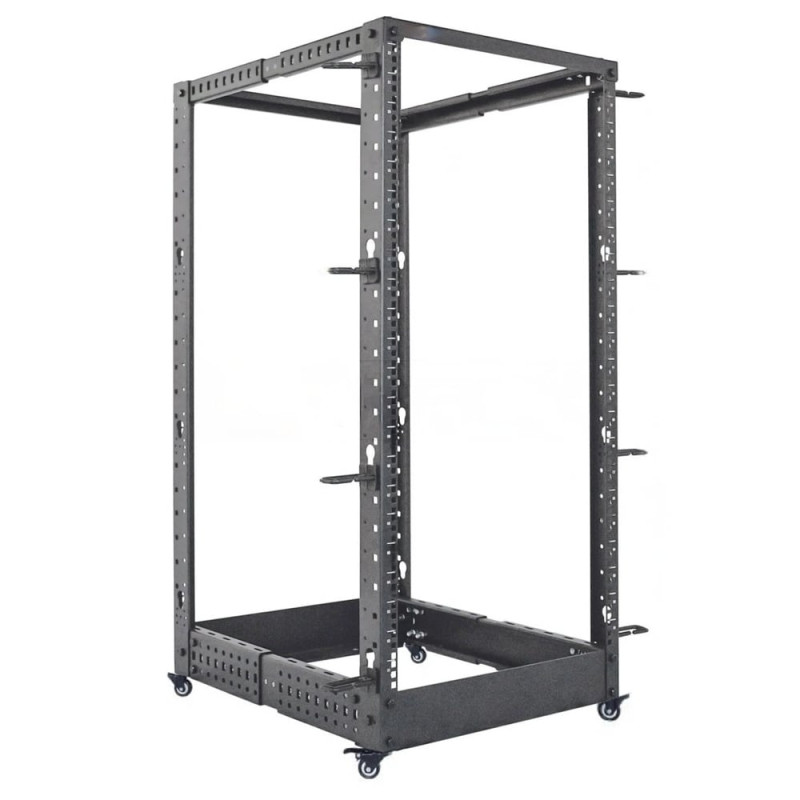 Serie di armadio 19" wp europe rack open frame/22 u /450kg/acciaio