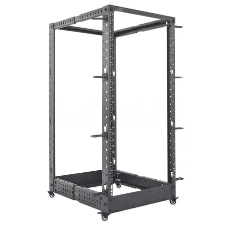 Serie di armadio 19" wp europe rack open frame/22 u /450kg/acciaio