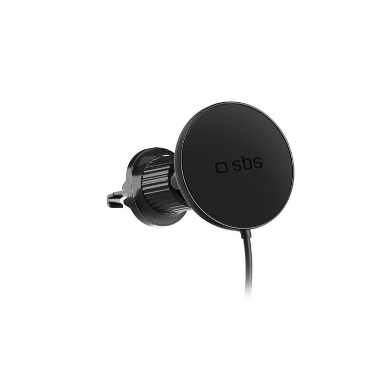 Caricabatterie wireless sbs da auto 15w nero