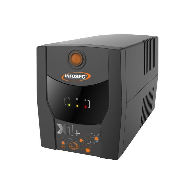 Gruppo di continuita' infosec ups x1+ 1000va 500w 4prese usb-a