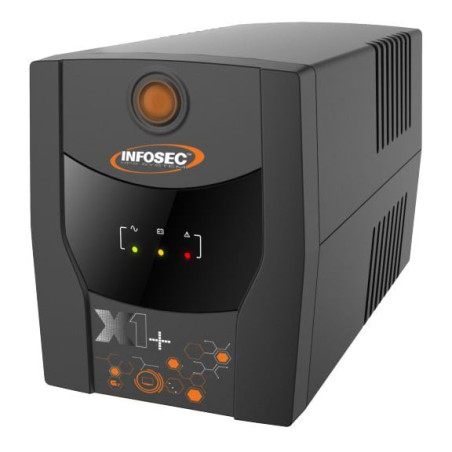 Gruppo di continuita' infosec ups x1+ 1000va 500w 4prese usb-a