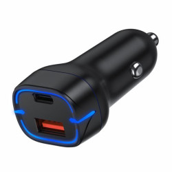 Alimentatore da auto tiemmetakeit 2 usb-a/c 38w nero [3994]