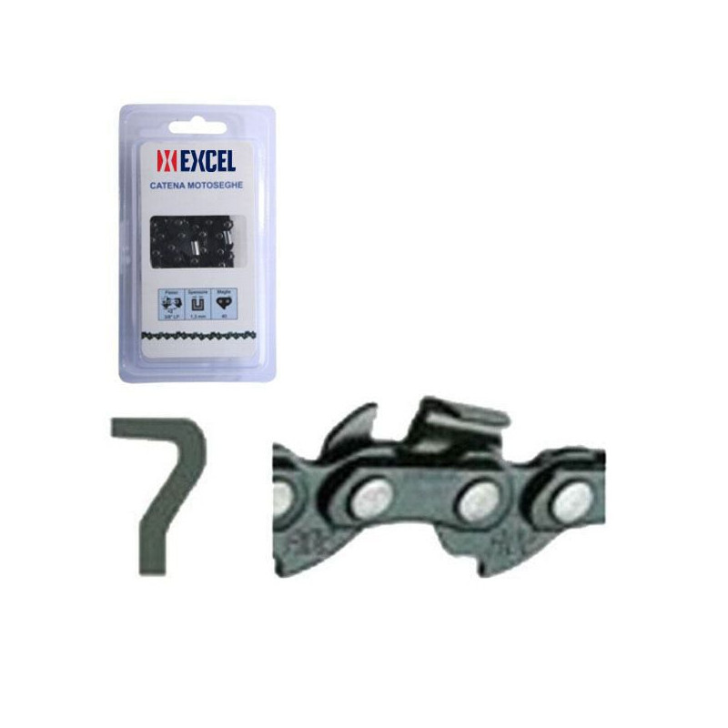 Catena motoseghe excel 05655 n1c-53e 3/8" grigio [d-050-53dl]