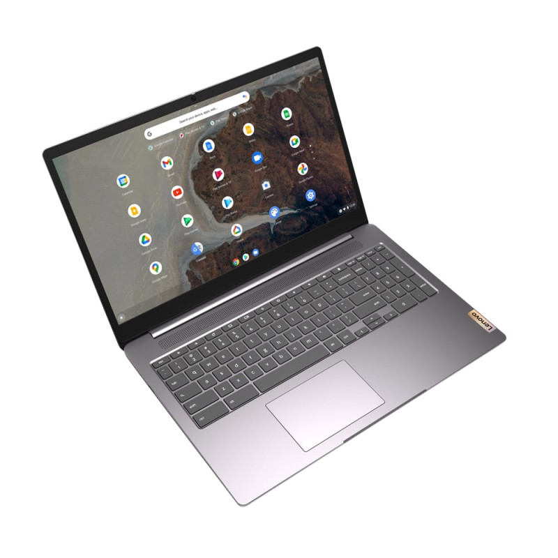 notebook lenovo ideapad 3 n4500/8gb/128gb ssd/15.6'' chromeos/grigio