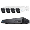 Kit videosorveglianza reolink 5mp con 4 telecamere a tubo/hdd 2tb