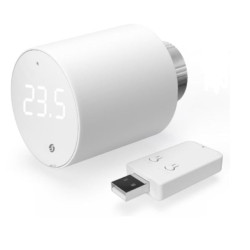 Termostato shelly blu trv + blu gateway gen.3 per radiatore bianco