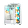Case gigabyte c500 panoramic stealth midi-tower atx bianco [gb-c500pi