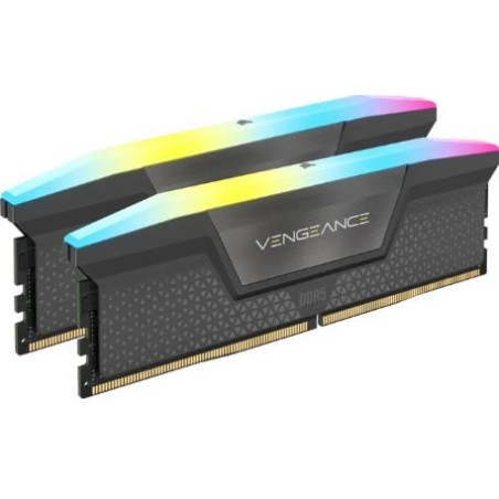 Ram dimm ddr5 32gb corsair rgb 6400mhz 1.4v cl32 nero 2pz [cmh32gx5m2b6400z32]