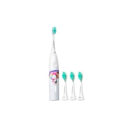 Spazzolino da denti happybrush eco vibe kids agnes +3 elettrico bianco