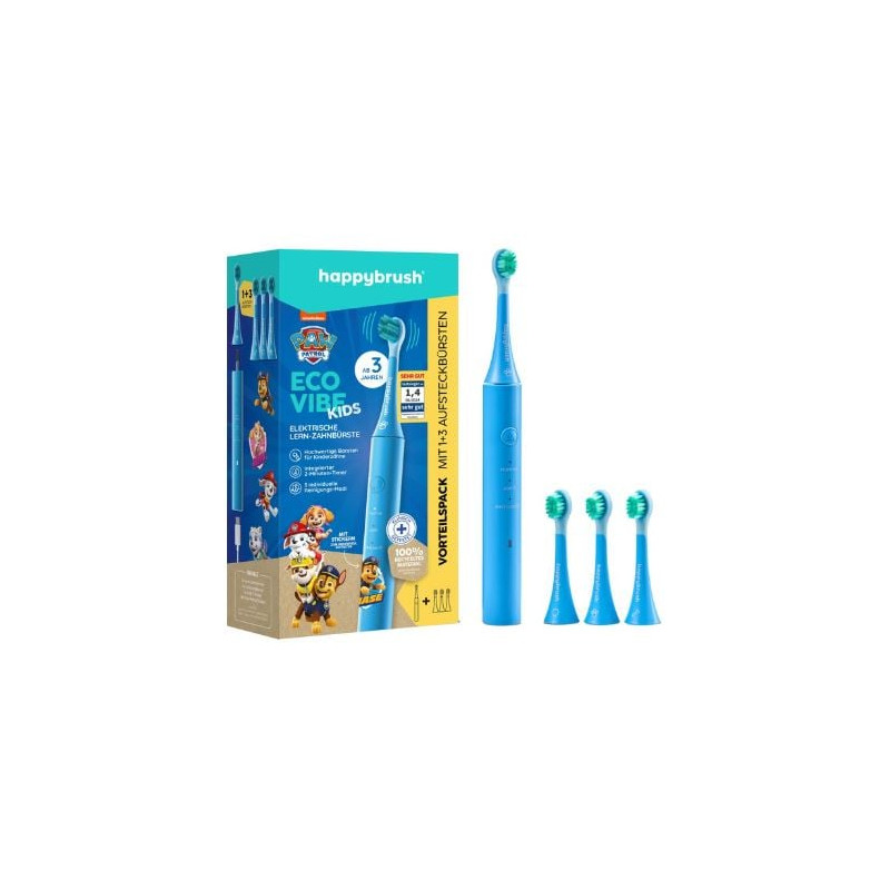 Spazzolino da denti elettrico per bambini happybrush ecovibe kids