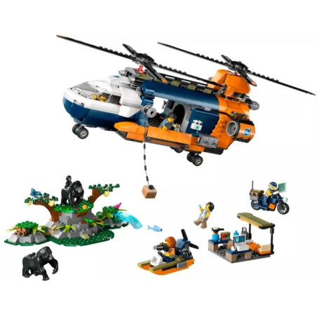 Lego elicottero esploratore giungla 881pz [60437]