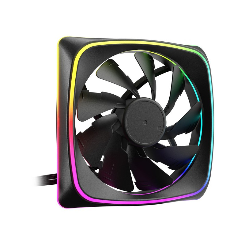 Ventola 120x120mm sharkoon shark luci nero [4044951041954]