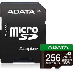 256gb scheda di memoria adata speed plus microsdxc classe 10 con