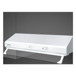 Cappa familiare smeg ksec61be3 con frontalino a vista 400 m3/h/133w/60cm/classe