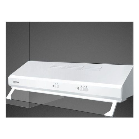 Cappa familiare smeg ksec61be3 con frontalino a vista 400 m3/h/133w/60cm/classe