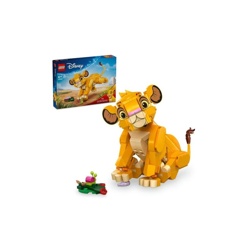 Lego disney simba il cucciolo del re leone giallo 222pz [43243]