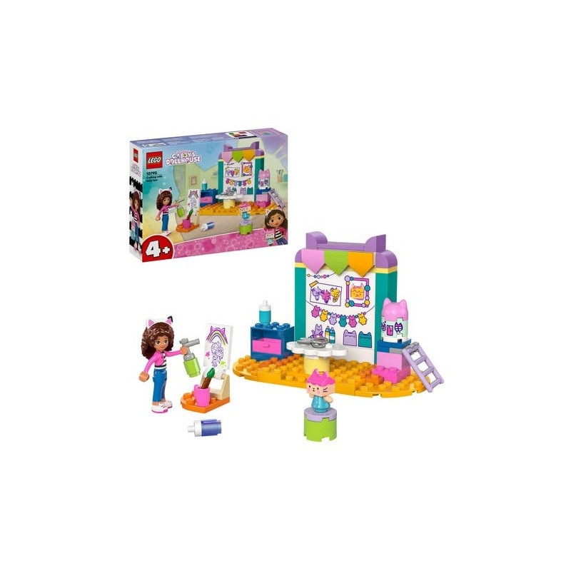 Lego gaby's dollhouse crafting con baby box multicolore 54pz