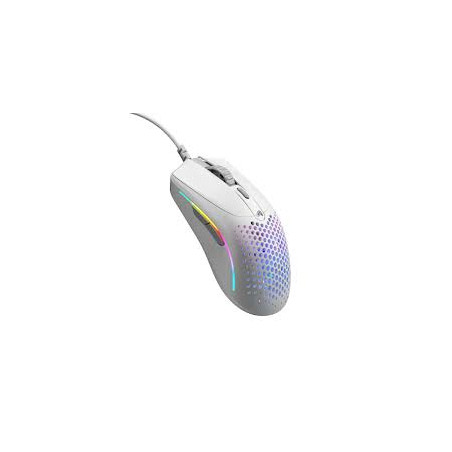 Mouse glorious model o 2 mini cablato ottico 6 tasti 26000dpi bianco
