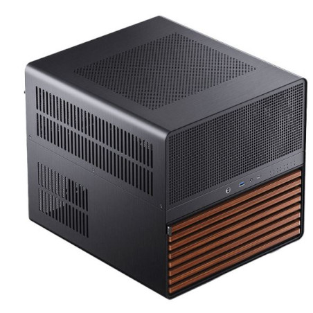 Case jonsbo n5 mid-tower per nas atx/eps/4xventola 120mm/nero/legno