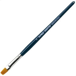 Pennelli giotto serie 600 taklon in fibra sintetica 10 piatti blu