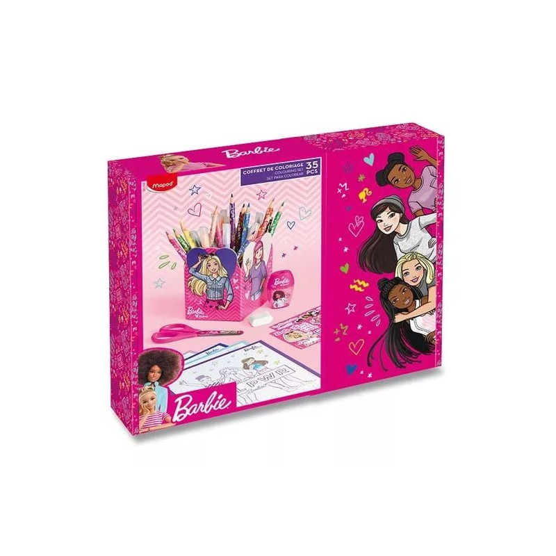 Set accessori maped barbie per pittura creativa 35pz [981866]