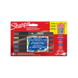 Pennarelli acrilici sharpie brush a colori assortiti 5pz [2201182]