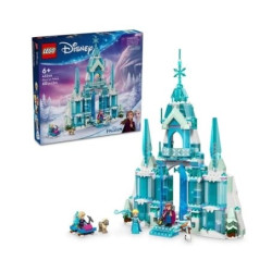 Gioco da costruzione lego palazzo di ghiaccio di elsa multicolore