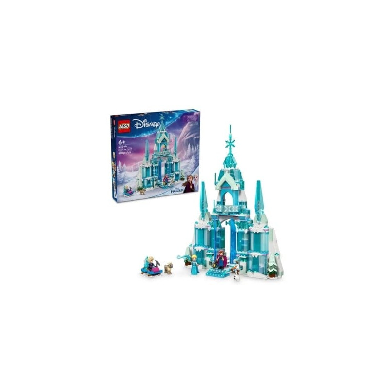 Gioco da costruzione lego palazzo di ghiaccio di elsa multicolore