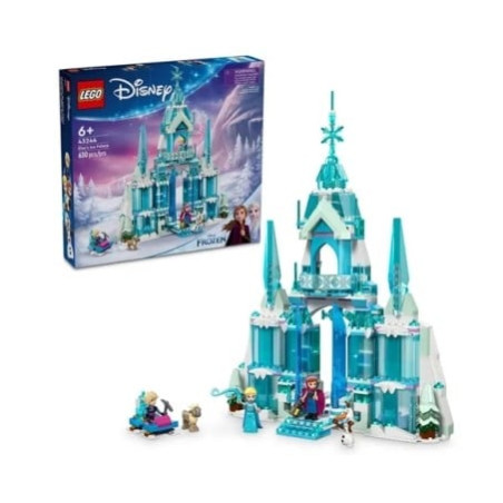 Gioco da costruzione lego palazzo di ghiaccio di elsa multicolore