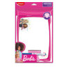 Kit ardesia maped licenza barbie con porta accessori/pennello/pennarello/bianco/rosa