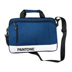 Borsa notebook pantone messaggio blu marino [pt-bpc002n]