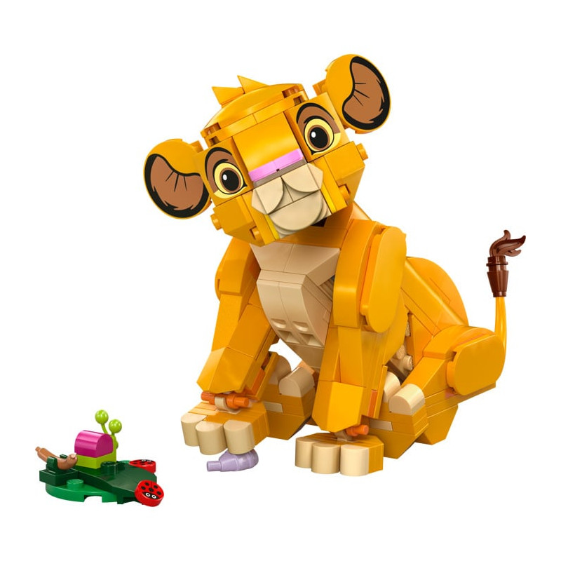 Set da costruzione lego simba il cucciolo del re leone +6anni 26.2x19.1x4.6cm