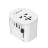 Caricabatterie da viaggio celly multiplug30w universale 2xusb-a