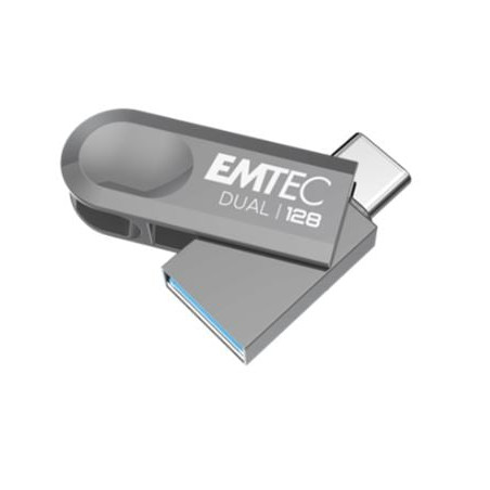 Pen drive 128gb emtec dual usb-a 3.2 a usb-c [ecmmd128gd283]