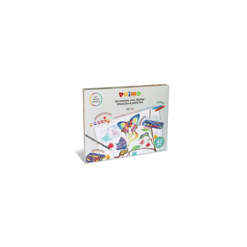 Set creativo primo set inventa crea dipingi set di disegno maxi multicolore