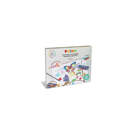 Set creativo primo set inventa crea dipingi set di disegno maxi multicolore