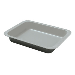 Teglia ballarini 1011787 rettangolare alta 22x28cm grigio chiaro