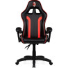 Sedia da gioco qubick ac milan devils max 150kg nero/rosso [sgpn0002]