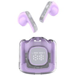 Auricolari sbox eb-tws148 wireless bluetooth con microfono viola