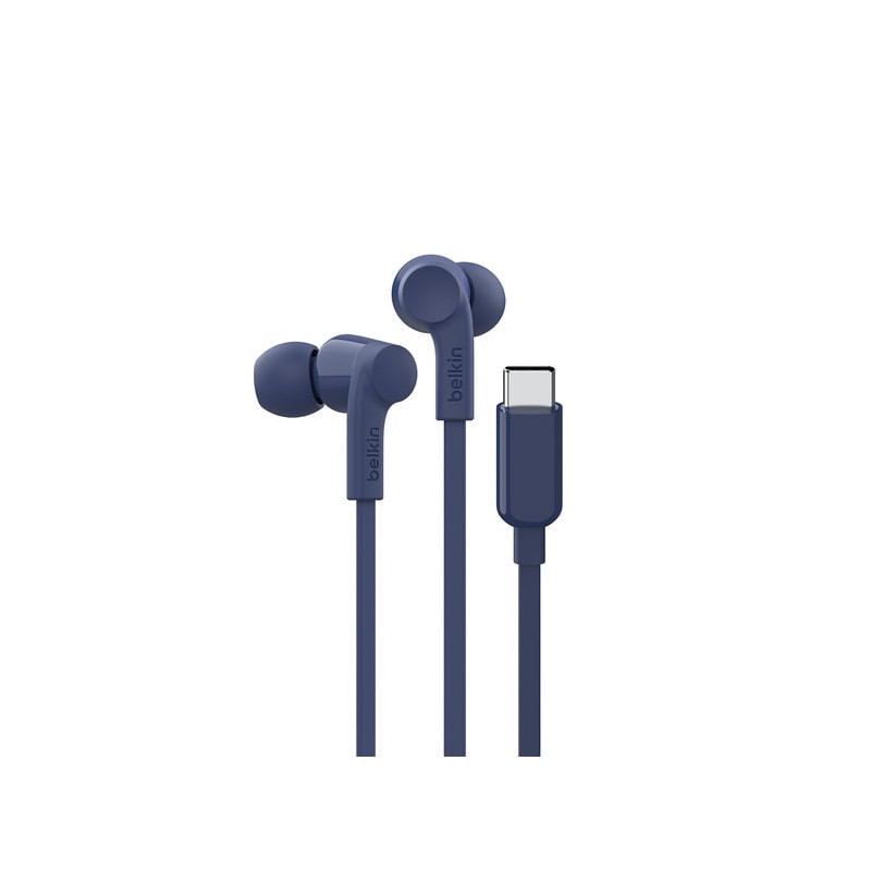 Auricolari belkin soundform cablato tipo-c blu [g3h0002hqblv2]