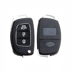 Chiave da auto silca kia8rs8 gusci vuoti per hyundai 3 tasti nero