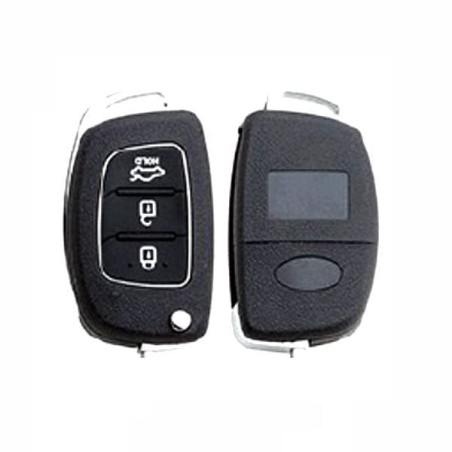 Chiave da auto silca kia8rs8 gusci vuoti per hyundai 3 tasti nero