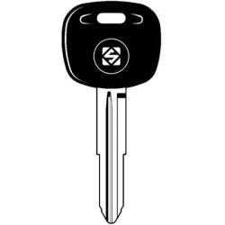 Chiavi silca mit 8 te transponder vuoto per mitsubishi nero 2pz [cmit8te-20]