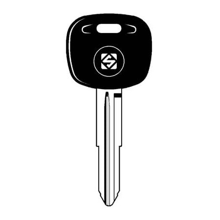 Chiavi silca mit 8 te transponder vuoto per mitsubishi nero 2pz [cmit8te-20]