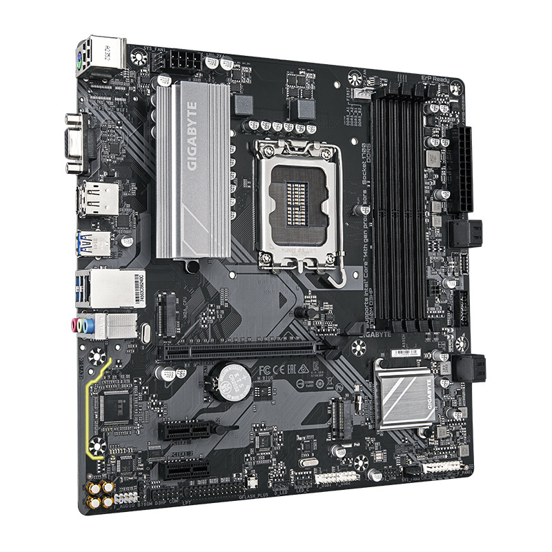 Scheda madre gigabyte ga-b760m d3hp lga 1700 m.2/sata iii/ddr5/micro