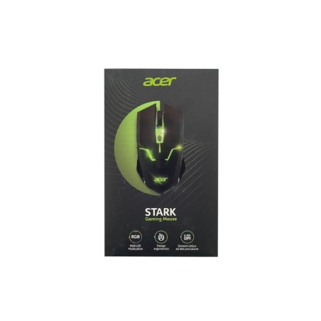 Mouse acer wired usb 6400dpi nero [stark-gm1200]
