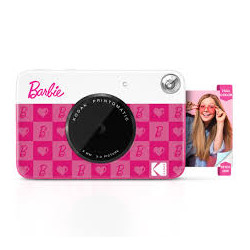 Fotocamera kodak printomatic barbie camera 1 5mp bianco/rosa