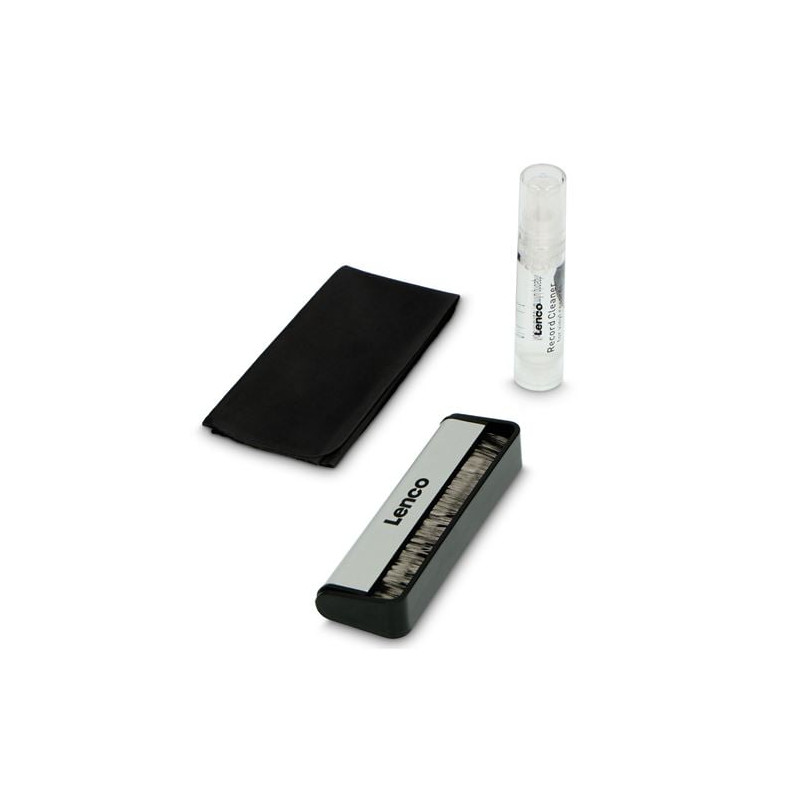 Spazzola pulizia lenco tta 3in1 per dischi in vinile trasparente